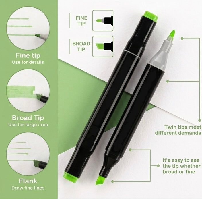 Alcohol-based 24 Markers